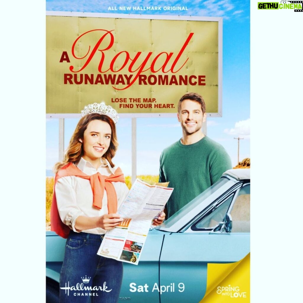 Jake Helgren Instagram - This Saturday, catch A Royal Runaway Romance, a movie I wrote, on @hallmarkchannel starring my buddy @brantdaugherty and the lovely @pipnortheast , as part of their Spring Into Love Lineup!! 💚 . . . #hallmarkchannel #hallmarkmovies #springintolove #ninthhousefilms