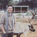 Jake Helgren Instagram - …with Jake and his sleigh, of eight tiny reindeer. 🥰🥰🥰 . . #reindeerfarm #setlife #directorlife🎬🎥 #christmasmovies #ninthhousefilms