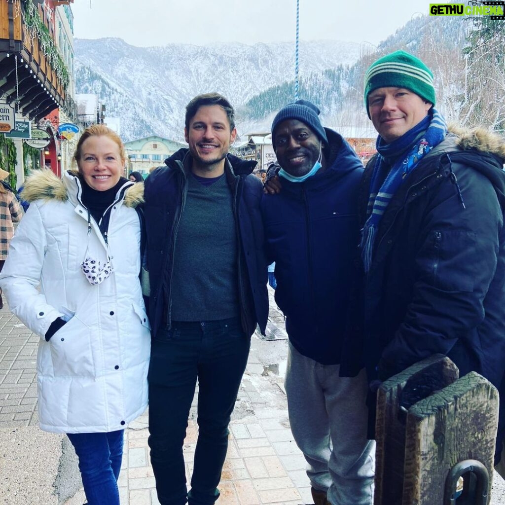 Jake Helgren Instagram - And that’s officially a picture lock on Christmas in Leavenworth, and I have to say, this cast was just stellar to no end. Having already worked with the amazingly talented likes of @valeryortiz @thebrandonquinn @psad , and having known and wanting to work with @sarahjanemorristheactress , I already knew the film would be graced with great leading performances. But being such fans of @thenicolebilderback (I ❤️ Clueless and Bring It On!) and @deon_richmond (I also ❤️ Scream 3 and Hatchet!), I was thrilled to have them round out this ensemble so beautifully. And then, finally getting Miss @audreylandersofficial (we grew up watching Dallas!) to come onboard as well, was just the icing on my holiday gingerbread cupcake. Not to mention the charming town of Leavenworth, Washington itself—from the Nutcracker Museum to the Gingerbread Factory, from the @icicleridgewinery to the @leavenworthreindeerfarm and last but not least down to the magical year-round holiday joy @kriskringl365 store, I simply cannot wait to share this dream cast in this dream town with all of you this Christmas!!🎄 . . . #christmasinleavenworth #christmasmovies #ninthhousefilms @ninthhousefilms @nicelyentertainment
