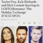 Jake Helgren Instagram - Welp, thank you @variety , the cat is out of the bag! My third LGBTQ+ holiday romance coming your way this holiday season. 🎄 The Holiday Exchange stars this beautiful cast @taylorfrey @rickcosnett @kylerichards18 @mr.samersalem @dantheman7886 @camila @axemefink @thenickadams @kyledeanmassey @joeaaronreid @theleejones @coltontran @blakecoopergriffin and @kevinhager1377 !! Such a fun script from @taylorfrey and thanks to my boys @taylorfrey and @kyledeanmassey for helping bring this beauty to life! ❄️ 🎥: @hmartinez_dp 🖼️: @artdaddybarrios 👗: @letlastyleyou 💄: @makeupbyjacqie 👱: @sweetdreamsmakeup Production: @kristifor @chris_k422 @chase_sells_atl @joshua_reeves503 🥰 . . #highteaproductions Los Angeles, California