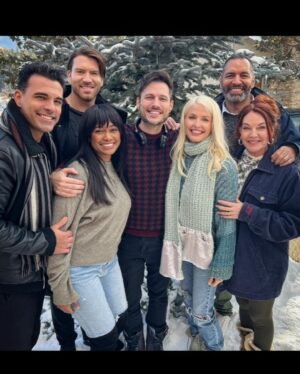 Jake Helgren Instagram - It’s rare when you feel as happy onset as what you see happening in the film, but I can honestly say we were having as much fun onset as what you’ll see in this film. We filmed this in boatloads of snow up in Big Bear back in January, which has become sort of like a winter “summer camp” for us, and I have to say, it’s not just one of my fave memories of 2023 but also definitely one of my favorite Holiday movies I’ve ever made.

A special thanks to our beautiful and insanely talented cast and crew for making The Holiday Proposal Plan one to remember.  Tune in this Saturday, Dec 16, at 8pm on @lifetimetv as part of @itsawonderfullifetime 🌲⛄️
.
.
.
#theholidayproposalplan #lifetimemovies #christmasmovies #itsawonderfullifetime #directorlife🎬🎥 #ninthhousefilms #nicelyentertainment