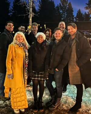 Jake Helgren Instagram - It’s rare when you feel as happy onset as what you see happening in the film, but I can honestly say we were having as much fun onset as what you’ll see in this film. We filmed this in boatloads of snow up in Big Bear back in January, which has become sort of like a winter “summer camp” for us, and I have to say, it’s not just one of my fave memories of 2023 but also definitely one of my favorite Holiday movies I’ve ever made.

A special thanks to our beautiful and insanely talented cast and crew for making The Holiday Proposal Plan one to remember.  Tune in this Saturday, Dec 16, at 8pm on @lifetimetv as part of @itsawonderfullifetime 🌲⛄️
.
.
.
#theholidayproposalplan #lifetimemovies #christmasmovies #itsawonderfullifetime #directorlife🎬🎥 #ninthhousefilms #nicelyentertainment