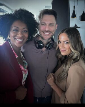 Jake Helgren Instagram - The strikes were admittedly a tough time the second half of this year, but at least we finished out our production year with a bang.  I love this beautiful cast. I love our insanely talented crew. Our little film family. 

Check out A Cowboy Christmas Romance this Saturday at 8PM as part of @itsawonderfullifetime on @lifetimetv 🤠🌲♥️
.
.
.
#ninthhousefilms #lifetimetv #lifetimechristmasmovies #directorlife🎬🎥 #itsawonderfullifetime