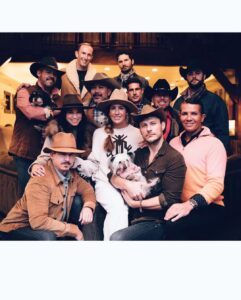 Jake Helgren Instagram - Wonderful weekend Yellowstone-style, celebrating not only the milestone birthday of one of my best friends @landonbridges , but also his surprise engagement from his now fiancé @tomfitz1111 !! We are so happy for you guys. 💍 ❤️❤️❤️ I haven’t been back to Park City since we shot Dashing in December near there back in 2020, so the nostalgia of going back to one of my fave places of memories was real. 🤠 Park City, Utah