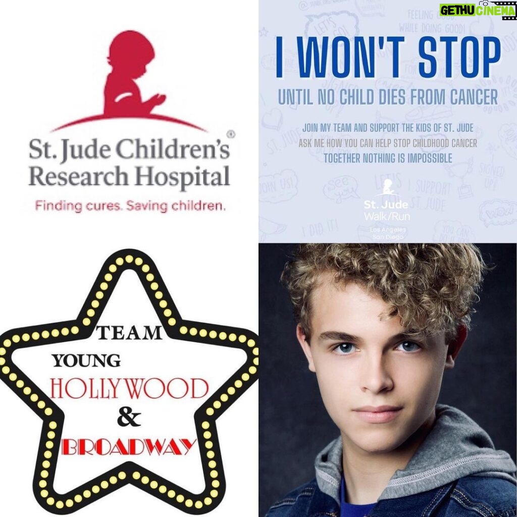 Jake Katzman Instagram - Please Donate if you can to St. Judes Children’s Hospital! Click Link in profile. Every Penny counts and saves lives!!! Support Team Young Hollywood & Broadway! We are going to do all we can to help St. Judes Children’s Hospital!!!! Thank you and so grateful for your support!! Put an emoji 💙 in the comments to help raise awareness!!! . . . . @stjude #stjude #stjuderun #giveback #donate #childhoodcancerawareness #curechildhoodcancer @take3talent @lilybrooksobriant @jakekatzman @gtkprtalent #jakekatzman @youngbwaynews #younghollywood #broadway @#teen #love #care Put an emoji 💙 in the comments to raise awareness!