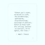 James Corden Instagram - Thanks for the lovely birthday messages today. It means a great deal to me, truly it does. As I get older I’m starting to find birthdays more reflective with every passing year. Time is gathering pace in a way I’m finding hard to process. I see it in my children, growing so fast and yet it feels like we brought them home from the hospital last week. Time is so fleeting and time with loved ones so precious. It made me seek out this quote from Mark Twain. Thanks again to anyone who sent messages today. All my love, J x