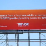 James Corden Instagram - Honoured to hand our Late Late Show billboard over to The Trevor Project. An incredible organization that are helping so many young people every day -j x