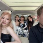 James Corden Instagram - Fun ride to work this morning. Thank you @blackpinkofficial for helping me beat the traffic! #CarpoolKaraoke tonight on CBS. 7 shows to go! ❤️❤️❤️❤️
