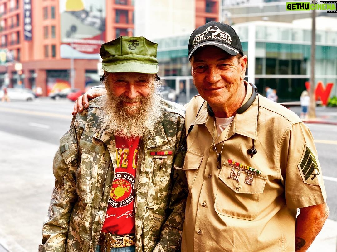 James Michael Tyler - 397 Likes - Thank you and kudos to all Veterans who have risked their own lives to protect everyone else... Here are two of them. #veteransday #hollywood #2018