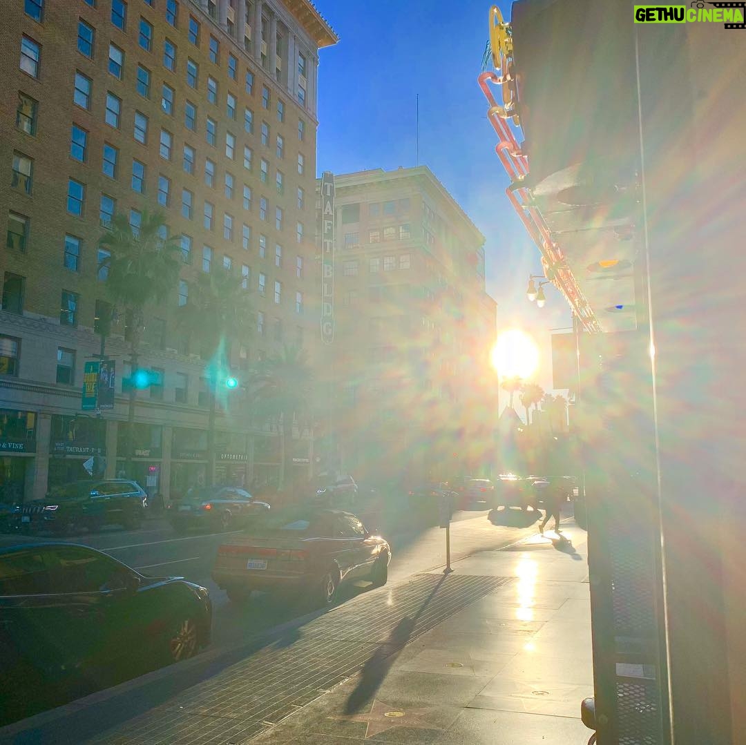 James Michael Tyler Instagram - #hollywood #sunset #perspective