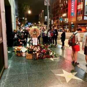 James Michael Tyler Instagram - 10/2/2018. Charles Aznavour Memorial. #charlesaznavour  #hollywood #perspective