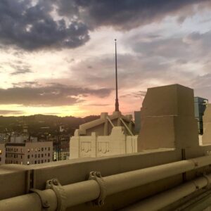 James Michael Tyler Instagram - Roof #roof #losangeles #hollywood #california