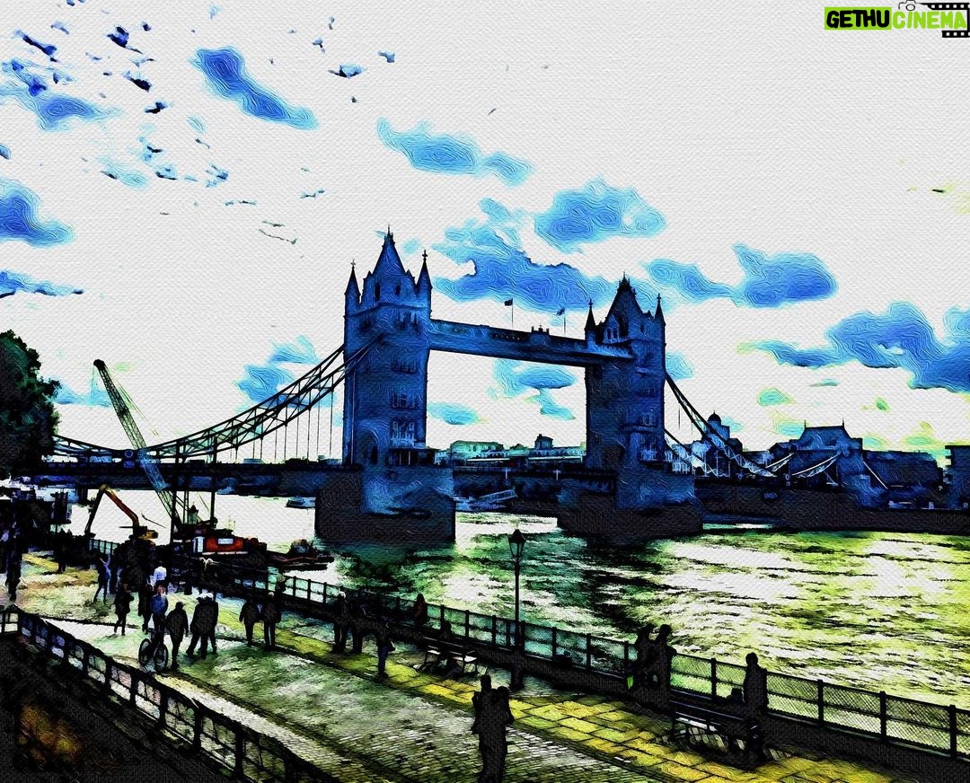 James Michael Tyler - 0.9K Likes - Transformed from a photo. #unfinishedart #digitalart #towerbridge #art #painting #london #graphicdesign #workinprogressšŖ