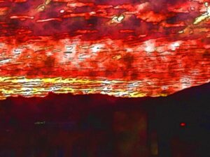 James Michael Tyler Instagram - Fire in the Sky. #digitalart #watercolor #art #painting