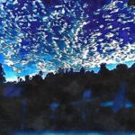 James Michael Tyler Instagram - A digital watercolor. #procreate #graphicart #watercolor #sky #art #landscapepainting Los Angeles, California
