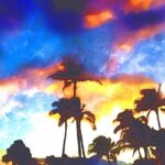 James Michael Tyler Instagram - Hawaii 2014. #watercolor #sunset #art Waikoloa Village, Hawaii