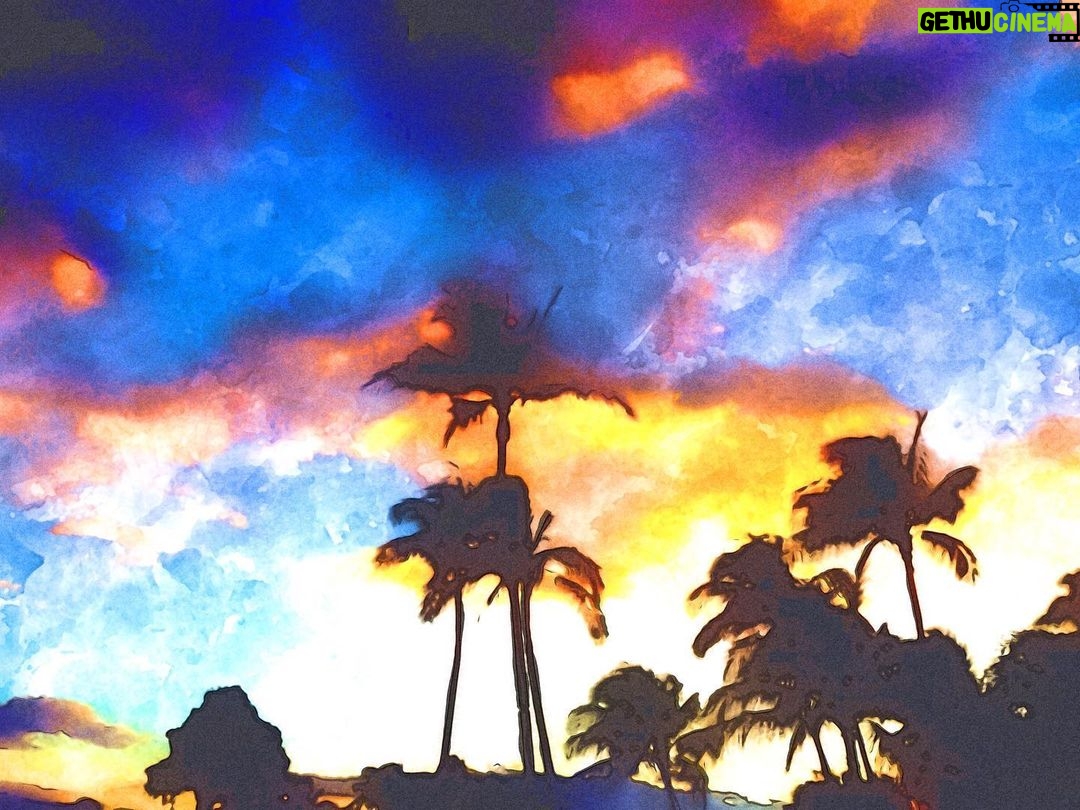 James Michael Tyler - 776 Likes - Hawaii 2014. #watercolor #sunset #art