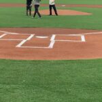 James Michael Tyler Instagram - Just to prove I threw it right over the plate. :) 🎥: @bradding @sfgiants @friends #strike #firstpitch #friends #gunther #friendstvshow #friends25 #sanfrancisco #giants #sfgiants Oracle Park