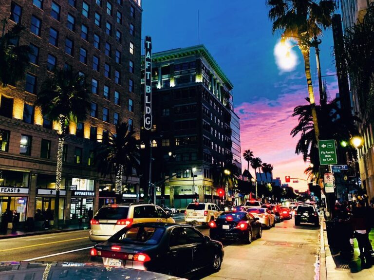 James Michael Tyler Instagram - 1/22/2019. #sunset #hollywood #perspective