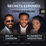 James Perkins Instagram – Do you want to be an actor?
Do you need management?
Learn different styles of acting 🎭 
How to find Castings
Audition Tips and more 
Join our ONLINE workshop May 7th.

Link in bio for ticket