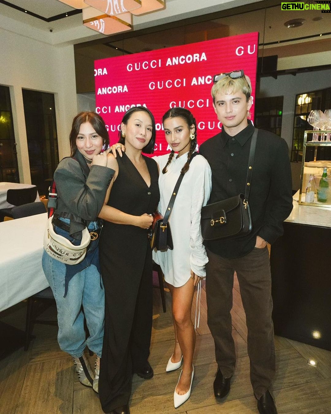 James Reid Instagram - @Gucci ANCORA viewing night
