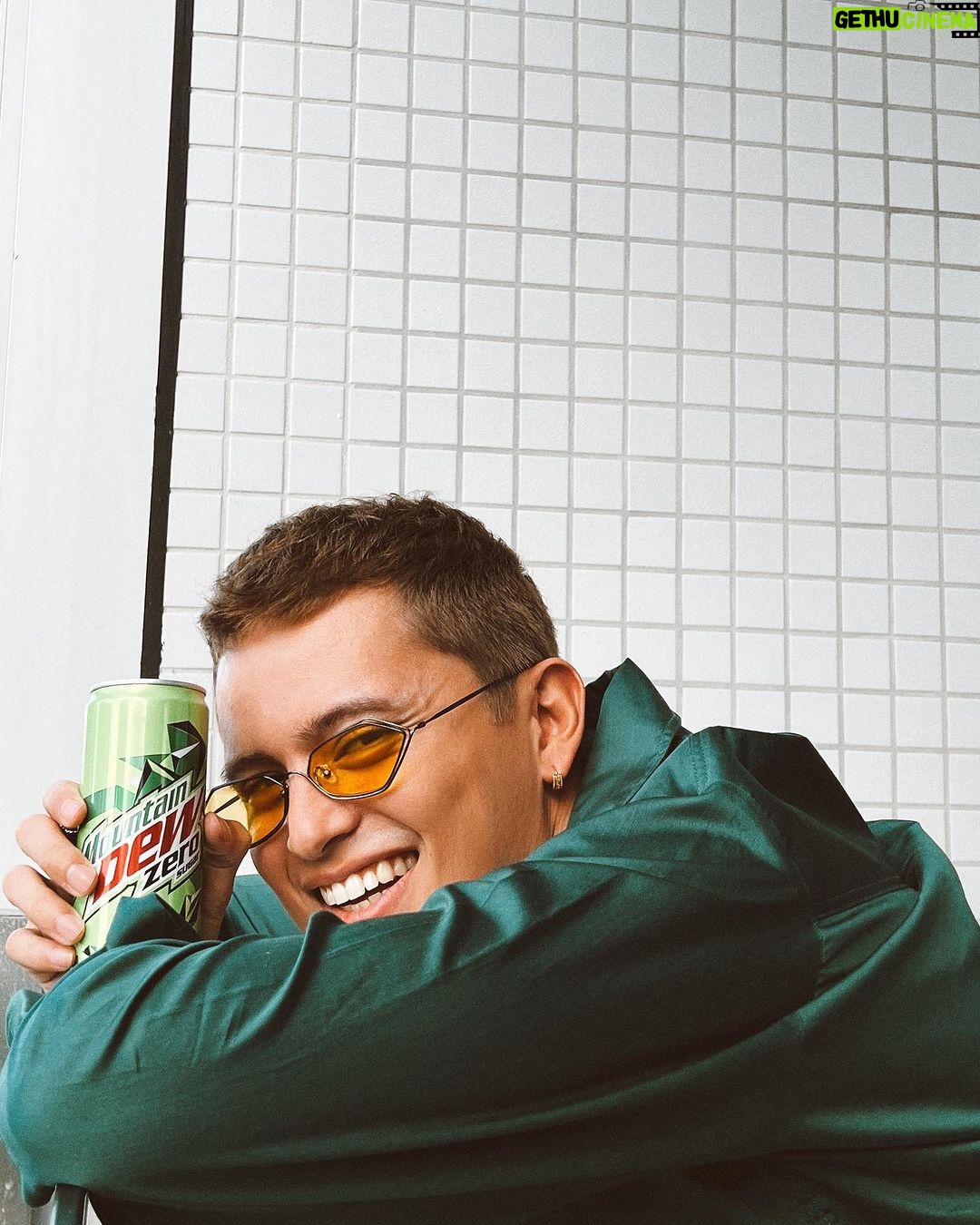 James Reid Instagram - My favorite this 2024! The NEW Mountain Dew Zero Sugar! Tastes exactly like Mountain Dew but ZERO the sugar! Available now in Metro Manila and select provinces. #DewBangisNgZero