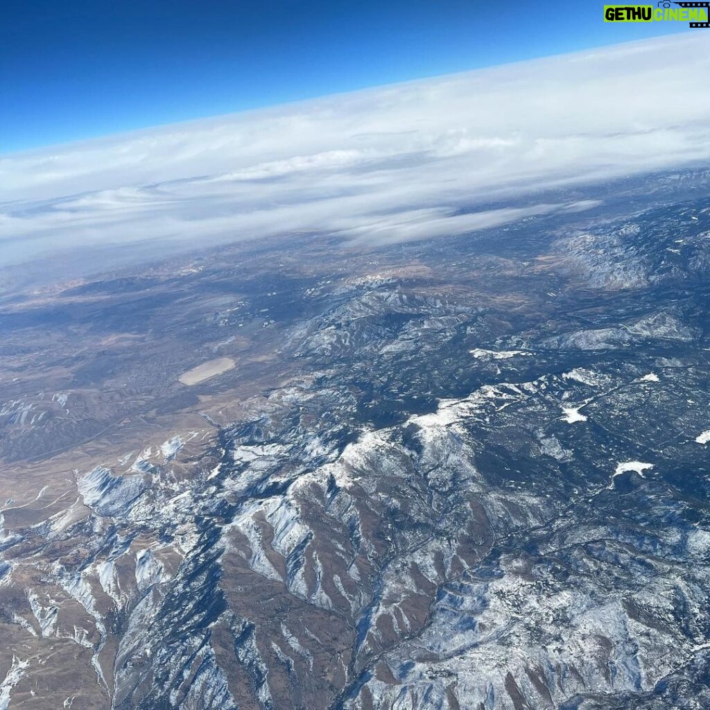 James Roday Rodriguez Instagram - When the view from up here just straight up looks like the earth and what not.