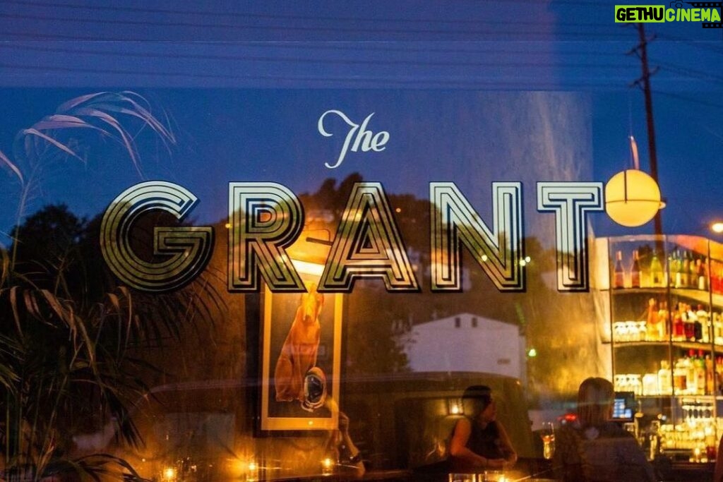 James Roday Rodriguez Instagram - Repost from @thegrant_la • Deeply digging our window sign. Graphic design by the most talented @lilbitsandpics and gold leafed by the amazing @lettercatsignco 📸 @katkrogphotog