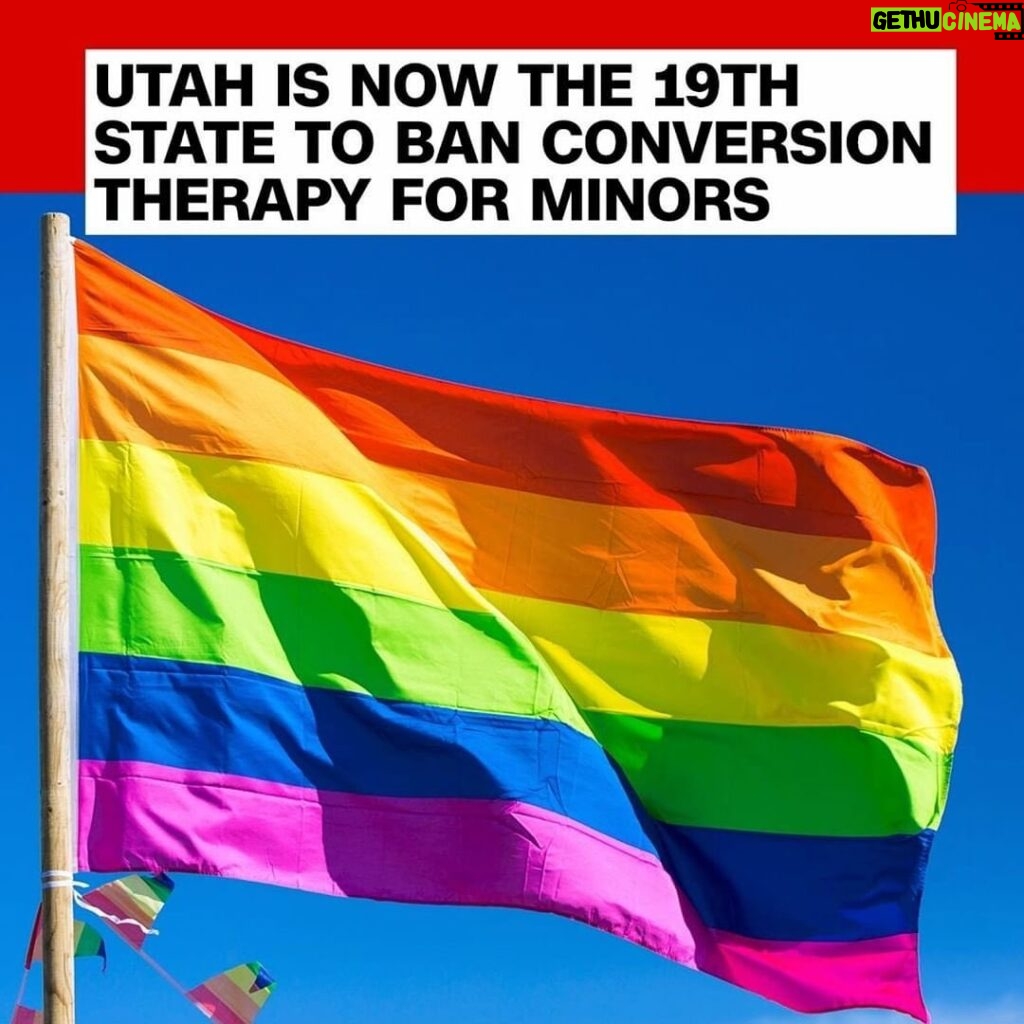 James Roday Rodriguez Instagram - Utah just became the 19th state in the US to outlaw a discredited practice known as conversion therapy for minors. Conversion therapy is an attempt to forcibly change someone's sexual orientation or gender identity. It does not work, and studies show that those subjected to it, or who choose to undergo it, are put at a greater risk of depression and suicide. Eighteen other states, the District of Columbia and Puerto Rico have banned conversion therapy for young people, according to the Human Rights Campaign. No major medical or mental health organizations have found any evidence to support conversion therapy. (📸: Wachiwit Getty Images)