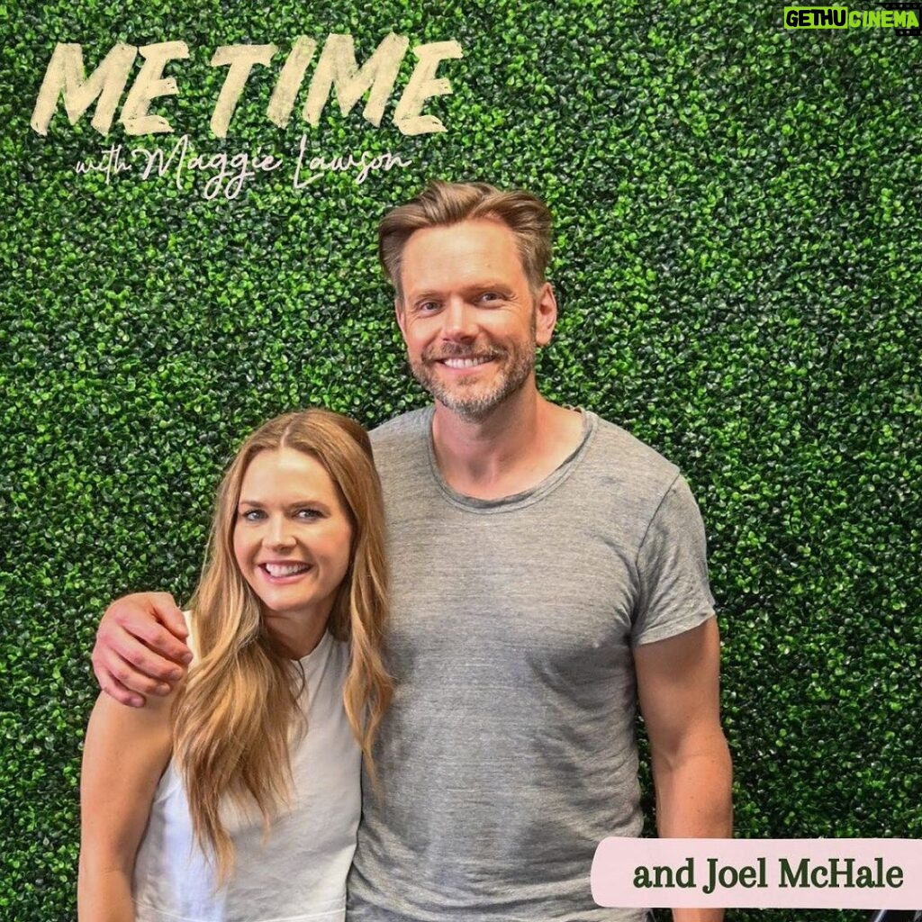 James Roday Rodriguez Instagram - Repost from @magslawslawson • So happy to have my dear friend and one of my most favorite people on the planet as my first guest on me time!! Thank you @joelmchale. This was so fun 💖 @metimewithmaggie CHECK IT OUT!! Mags doing her thing and helping us find inner peace. Dewt!!! 💪🏼✌🏼🫂🧠