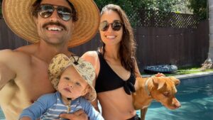 James William O'Halloran Instagram - Family fun by the pool 💦 hope you’re having a great #weekend
.
.
.
#summer #sunny #pool #saturday