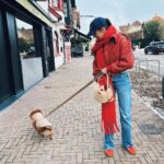 Jamie-Lee Six Instagram - mommy walks 🐾🍒❤️