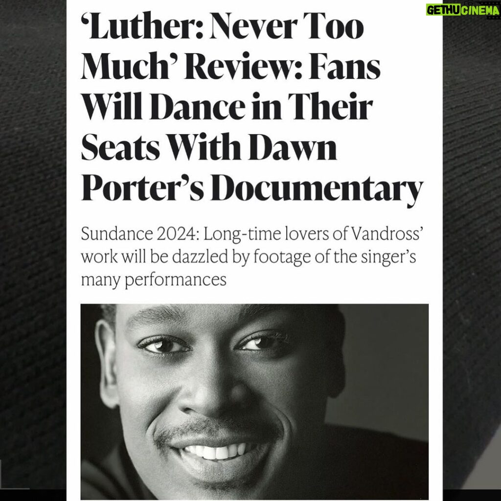 Jamie Foxx Instagram - Boom!!! an iconic documentary for an iconic artist! @luthervandross story will make you dance.. cry!.. and jump for joy! #nevertoomuch @datariturner 🙏🏾🙏🏾🙏🏾 @dawnporter 🎥🎥🎥🔥🔥🔥🔥