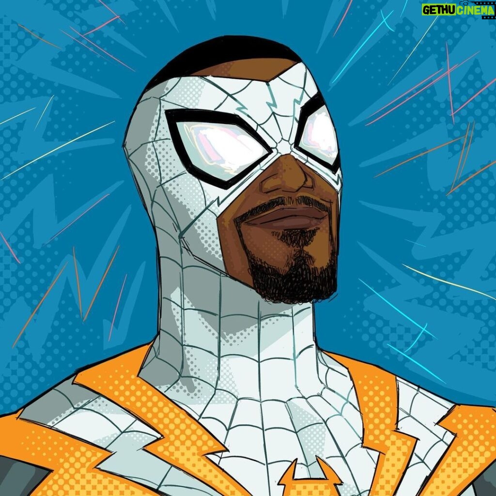 Jamie Foxx Instagram - Meanwhile in another dimension… the #SpiderVerse team imagined what I might look like if I was a member of the Spider Society.    SPIDER-MAN: ACROSS THE SPIDER-VERSE Instagram: @SpiderVerseMovie Twitter: @SpiderVerse TikTok: @SpiderVerseMovie  Facebook: @SpiderVerseMovie Hashtag: #SpiderVerse