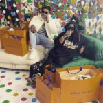 Jamie Foxx Instagram - From sunny south Dallas and Terrell Texas brotha and sistah sippin and celebrating hard work… @frequency11 sis I love uuuu we use to be on free lunch… now we eat free lunch… #hustlehard #texasmade #hefromterrell #bootstraps #swipeleft