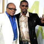 Jamie Foxx Instagram - Happy 90th birthday young man… When God made you, he took a 30 minute break because he had made something so original so fantastic so cool, so inspiring so musical, so loving so epic, so iconic so invincible and so on and so forth… So on this day, we celebrate you for all that you’ve given us in music for all that you have given us in cinema for all that you have given us and culture we love you to the moon and back and we think God for sharing you with us…. @quincyjones #icon