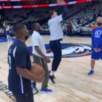 Jamie Foxx Instagram - On my Jeff Curry… Steph nem kinfolk…. @lukadoncic 🙏🏾🙏🏾🙏🏾🙏🏾 for lettin me feel like a nba star for a moment