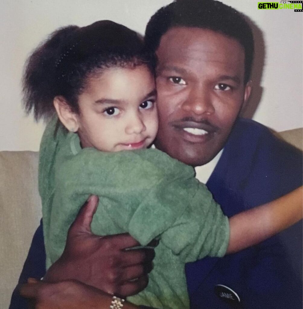 Jamie Foxx Instagram - The moment I saw you being born, I fell in love with your existence. You are a bright shining light in this world for everyone to see so I celebrate you on your big birthday happy 15×2 no one has any idea how much I love you. I love you to the moon and back. You are my saving grace you are my beautiful child Love you you have a beautiful soul so turn up and enjoy your beautiful day. Your daddy loves you. @corinnefoxx ❤❤❤❤❤❤#happybirthday #swipeleft