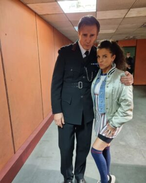 Jamie Lee O'Donnell Instagram - Serious Acting #derrygirls #legend