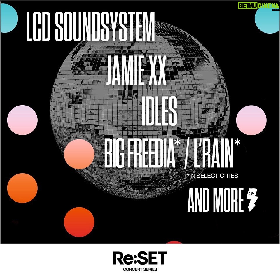 Jamie XX Instagram - This June, I will be playing Re:SET around the US with @lcdsoundsystem and more... Register now for early ticket access at resetconcertseries.com