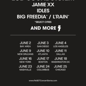 Jamie XX Instagram - This June, I will be playing Re:SET around the US with @lcdsoundsystem and more... Register now for early ticket access at resetconcertseries.com