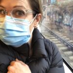 Jane Hall Instagram - On train. Double mask. Also, what part of ‘V Line Quiet Carriage’ does every single passenger this afternoon seem to NOT UNDERSTAND??? 🤬