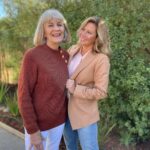 Jane Hall Instagram - BECAUSE OF YOU....Mum, I am independent, capable and resilient. My Mum, Liza, raised three daughters with kindness and quiet support, and without judgement. Because of Mum, I know my way around a sewing machine, can sing harmonies and tile a bathroom! 🤣 @trenery #treneryfriend #ad