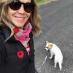 Jane Hall Instagram – Anzac Day. Betty and I off to the local service. Lest We Forget.