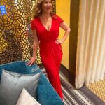 Jane Hall Instagram - Red Ball Melbourne ❤️Posing up a storm in my Alexander McQueen gown kindly loaned from Tanya at Fashion Alta Moda who cleverly champions the notion of “Wear to Care”. Money saved by renting v buying for red carpet events means more money can go directly to the charity- in my case, Fight Cancer Foundation. I was honoured to MC the #FCFREDBALL last night and thrilled to partner with @fashionaltamodax Get in touch with Tanya…her collection of designer gear has to be seen to be believed!! She ships nationwide… have a zoom fitting like I did, and know you are in fabulous hands. ❤️