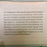Jane Hall Instagram - UNLABELLED. Smells incredible, super natural, vegan and cruelty free. It’s the incredible message that does it for me…. 100% of profit goes to prevent teen suicides in Australia. Anyone who has a teenager in their lives will understand how hard it can be for them to navigate the world today. I applaud this initiative. ❤️👏🏻