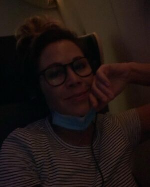 Jane Hall Instagram - Guys, @etihad Business Class is not mucking around. Here’s me just about to nod off, here’s the pretty star light ceiling that I’m looking at while LYING DOWN with an actual doona, and here’s the brekky I felt compelled to eat, even though apparently the local time was 1.30am. And I am not regretting it ONE BIT. How much better than this could first class be?? Does anyone even know?? This @luxury.escapes caper suits me. ☺️😂😎