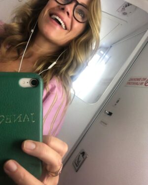Jane Hall Instagram - It’s been a very long time between aviation toilet selfies…
I’m planning to up my Insta game, fyi.
Hope all is well with you all out there ❤️