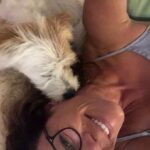 Jane Hall Instagram - 2022 ends on the couch with Betty. Start as you mean to continue. Wishing and hoping for a new year full of hope, health and good fortune. For all of us. Goodnight xxx