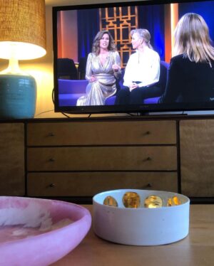 Jane Hall Instagram - Celebrating @rebeccagibney_ on #TIYL on @channel7 tonight.
I flapped my gums and we had some big laughs. Bec, @kerryarmstrong7013 and me.
True friends.
A joyous night tipping our hats to our Bec. ❤️❤️❤️
